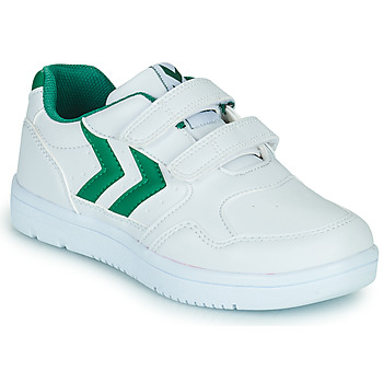鞋子 儿童 球鞋基本款 Hummel CAMDEN JR 白色 / 绿色
