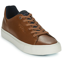 鞋子 男士 球鞋基本款 Tommy Hilfiger Premium Leather Vulcanized 棕色