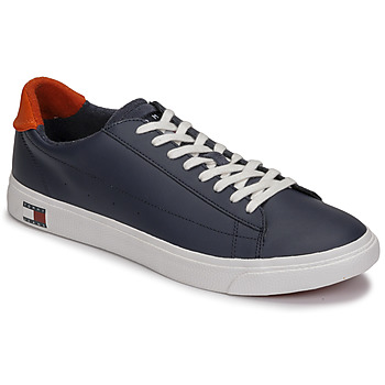 Tommy Jeans Leather Low Cut Vulc 蓝色