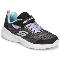 鞋子 女孩 球鞋基本款 Skechers 斯凯奇 SNAP SPRINTS 黑色 / 蓝色 / 紫罗兰