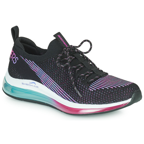 鞋子 女士 球鞋基本款 Skechers 斯凯奇 SKECH-AIR ELEMENT 2.0 黑色 / 紫罗兰