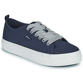 鞋子 女士 球鞋基本款 S.Oliver 23618 海蓝色