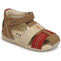 鞋子 儿童 凉鞋 Kickers BIGBAZAR-2 棕色