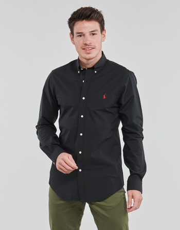 衣服 男士 长袖衬衫 Polo Ralph Lauren ZSC11B 黑色 / 黑色