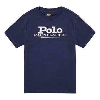 衣服 男孩 短袖体恤 Polo Ralph Lauren SOIMINE 海蓝色