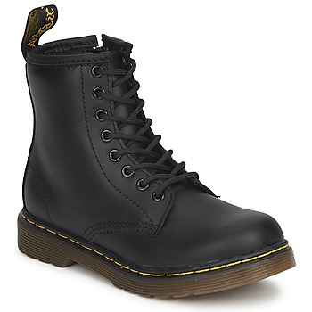 鞋子 儿童 短筒靴 Dr Martens 1460 JR BLACK SOFTY T 黑色
