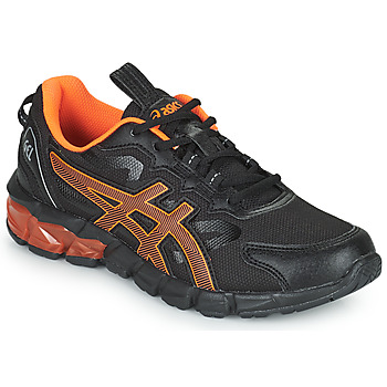 鞋子 男孩 球鞋基本款 Asics 亚瑟士 GEL-QUANTUM 90 GS 黑色 / 橙色