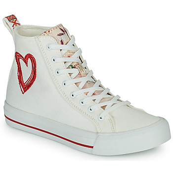 鞋子 女士 高帮鞋 Desigual BETA HEART 白色 / 红色