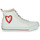 鞋子 女士 高帮鞋 Desigual BETA HEART 白色 / 红色