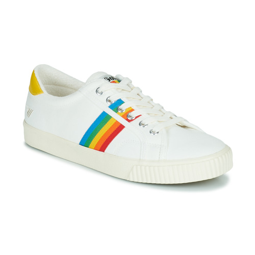 鞋子 女士 球鞋基本款 Gola Tennis Mark Cox Rainbow II 白色 / 多彩