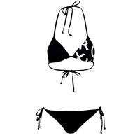 衣服 女士 泳装两件套 Roxy 罗克西 SD BE CL TIKI TRI REG TS SET 黑色