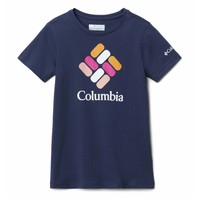 衣服 女孩 短袖体恤 Columbia 哥伦比亚 MISSION LAKE SS GRAPHIC SHIRT 海蓝色