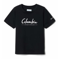 衣服 男孩 短袖体恤 Columbia 哥伦比亚 VALLEY CREEK SS GRAPHIC SHIRT 黑色