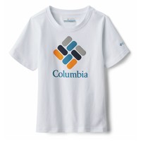衣服 男孩 短袖体恤 Columbia 哥伦比亚 VALLEY CREEK SS GRAPHIC SHIRT 白色
