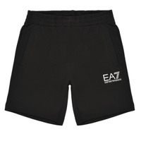 衣服 男孩 短裤&百慕大短裤 EA7 EMPORIO ARMANI TOPEZE 黑色