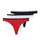 内衣 女士 丁字裤 Tommy Hilfiger THONG X3 黑色 / 白色 / 红色