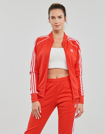 衣服 女士 运动款外套 Adidas Originals 阿迪达斯三叶草 SST TRACKTOP PB 红色