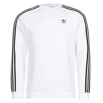 衣服 男士 卫衣 Adidas Originals 阿迪达斯三叶草 3-STRIPES CREW 白色