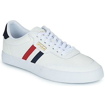 鞋子 男士 球鞋基本款 Polo Ralph Lauren COURT VLC-SNEAKERS-LOW TOP LACE 海军蓝 / 奶白色 / 红色