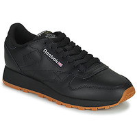 鞋子 球鞋基本款 Reebok Classic CLASSIC LEATHER 黑色 / Gum