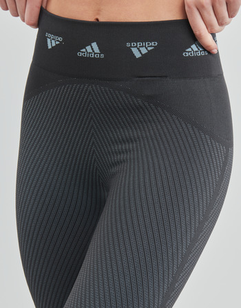 adidas Performance 阿迪达斯运动训练 STUDIO AEROKNIT 7/8 Leggings Magic / 灰色 / 煤黑色
