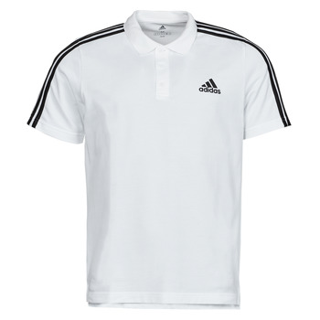 衣服 男士 短袖保罗衫 adidas Performance 阿迪达斯运动训练 3 Stripes PQ POLO SHIRT 白色 / 黑色