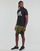 衣服 男士 短裤&百慕大短裤 adidas Performance 阿迪达斯运动训练 4K 3 BAR SHORT 橄榄色