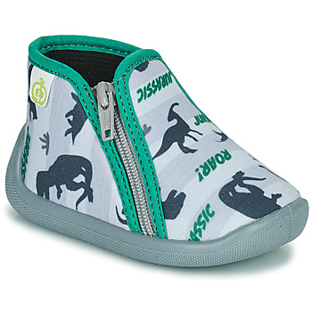 鞋子 男孩 拖鞋 Citrouille et Compagnie NEW 1 灰色-绿色