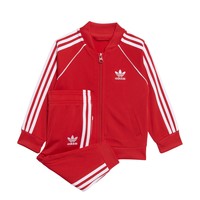 衣服 儿童 女士套装 Adidas Originals 阿迪达斯三叶草 SST TRACKSUIT 红色