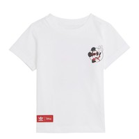 衣服 儿童 短袖体恤 Adidas Originals 阿迪达斯三叶草 DELPHINE 白色