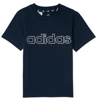衣服 男孩 短袖体恤 adidas Performance 阿迪达斯运动训练 LYZEO 海蓝色