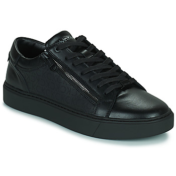 鞋子 男士 球鞋基本款 Calvin Klein Jeans LOW TOP LACE UP W/ZIP MONO 黑色