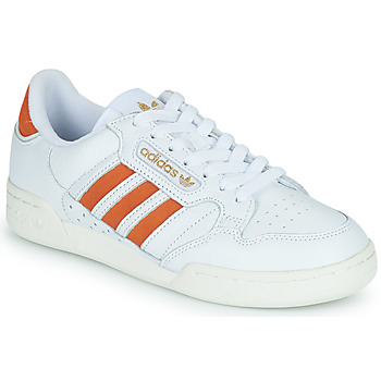 鞋子 球鞋基本款 Adidas Originals 阿迪达斯三叶草 CONTINENTAL 80 STRI 白色 / 橙色