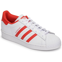 鞋子 球鞋基本款 Adidas Originals 阿迪达斯三叶草 SUPERSTAR 白色 / 红色