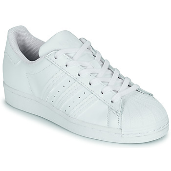 鞋子 女士 球鞋基本款 Adidas Originals 阿迪达斯三叶草 SUPERSTAR W 白色 / Irisé