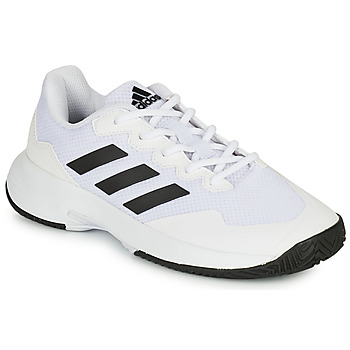 鞋子 网球 adidas Performance 阿迪达斯运动训练 GAMECOURT 2 M 白色 / 黑色