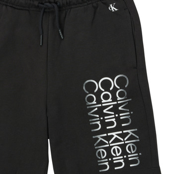 Calvin Klein Jeans INSTITUTIONAL CUT OFF LOGO SHORTS 黑色