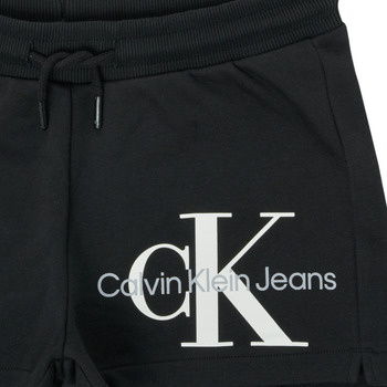Calvin Klein Jeans REFLECTIVE MONOGRAM SHORTS 黑色