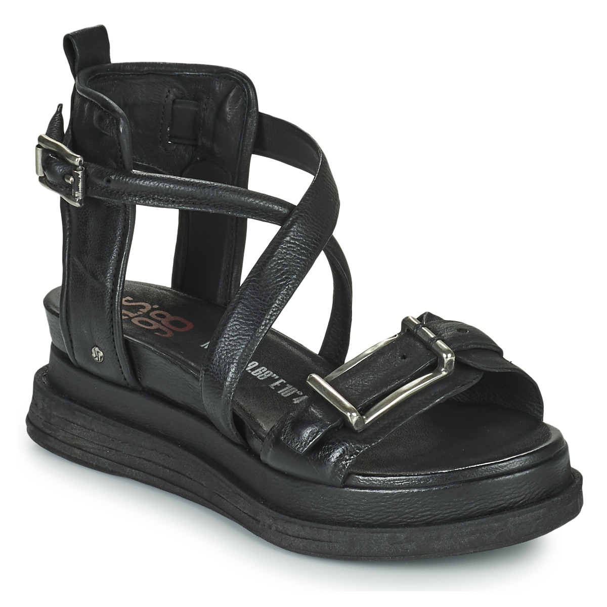 鞋子 女士 凉鞋 Airstep / A.S.98 LAGOS BUCKLE 黑色