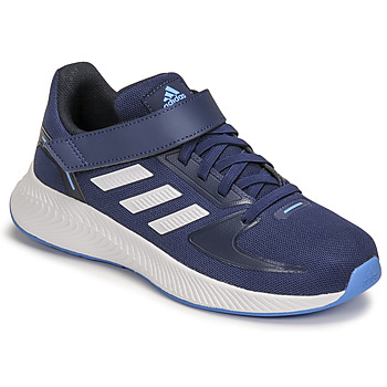 鞋子 儿童 跑鞋 adidas Performance 阿迪达斯运动训练 RUNFALCON 2.0 EL K 海蓝色 / 白色