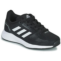 鞋子 儿童 球鞋基本款 adidas Performance 阿迪达斯运动训练 RUNFALCON 2.0 K 黑色 / 白色