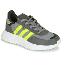 鞋子 男孩 球鞋基本款 Adidas Originals 阿迪达斯三叶草 RETROPY F2 C 灰色 / 黄色