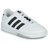 鞋子 儿童 球鞋基本款 Adidas Originals 阿迪达斯三叶草 COURT REFIT J 白色 / 黑色