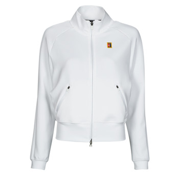 衣服 女士 运动款外套 Nike 耐克 Full-Zip Tennis Jacket 白色 / 白色