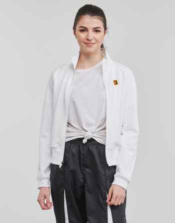 衣服 女士 运动款外套 Nike 耐克 Full-Zip Tennis Jacket 白色 / 白色