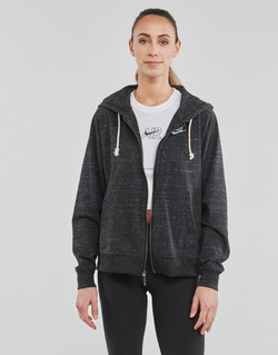 衣服 女士 卫衣 Nike 耐克 Full-Zip Hoodie 黑色 / 白色