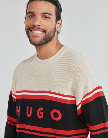 HUGO - Hugo Boss Sopid 黑色 / 米色 / 红色