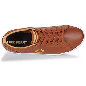 Fred Perry BASELINE LEATHER 棕色