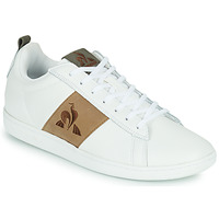 鞋子 儿童 球鞋基本款 Le Coq Sportif 乐卡克 COURTCLASSIC WORKWEAR LEATHER 白色 / 棕色