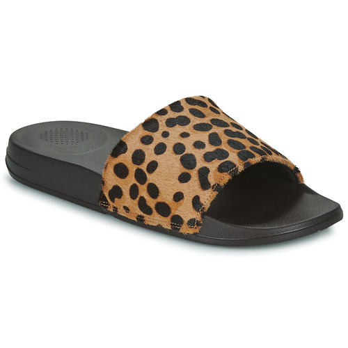 鞋子 女士 拖鞋 FitFlop IQUSHION Leopard / 黑色